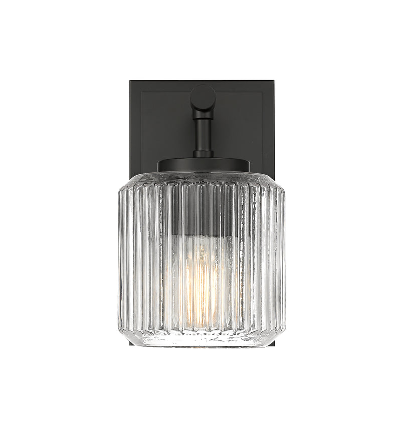 Landon 1 Light 5" Wall Sconce in Matte Black