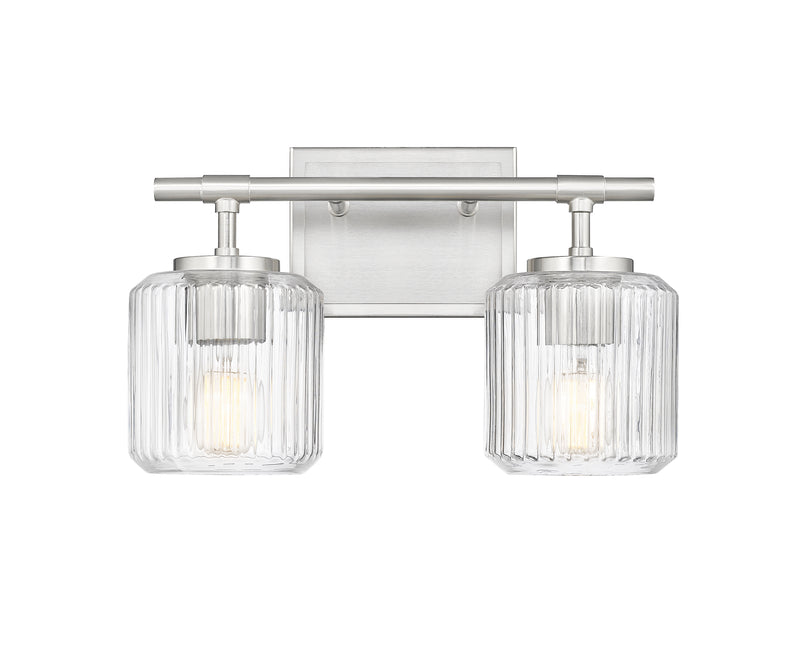 Landon 2 Light 14" Vanity in Brushed Nickel