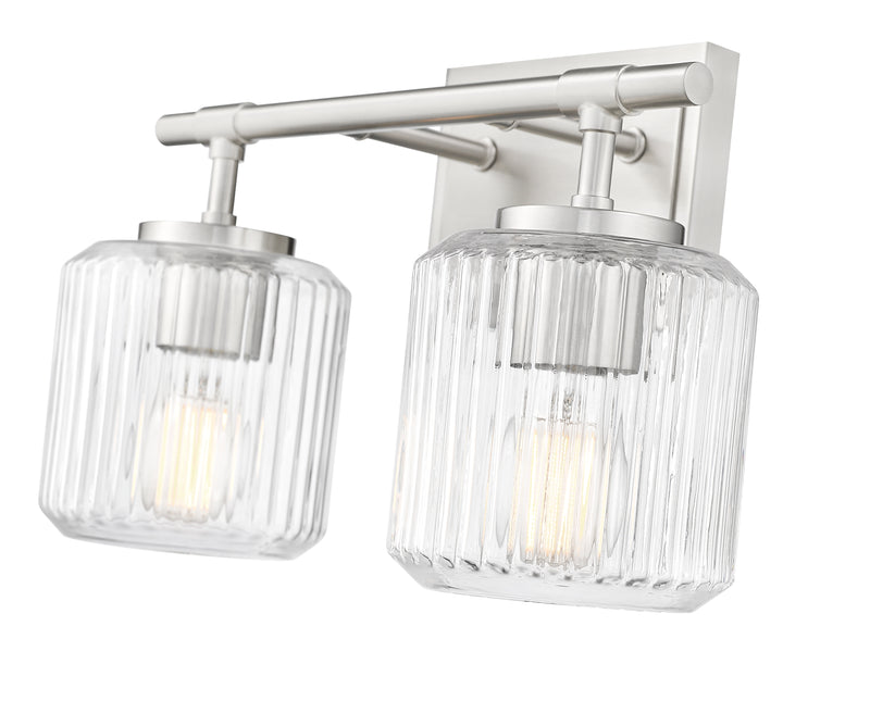 Landon 2 Light 14" Vanity in Brushed Nickel