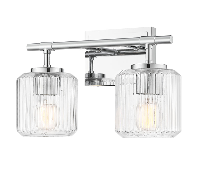 Landon 2 Light 14" Vanity in Chrome