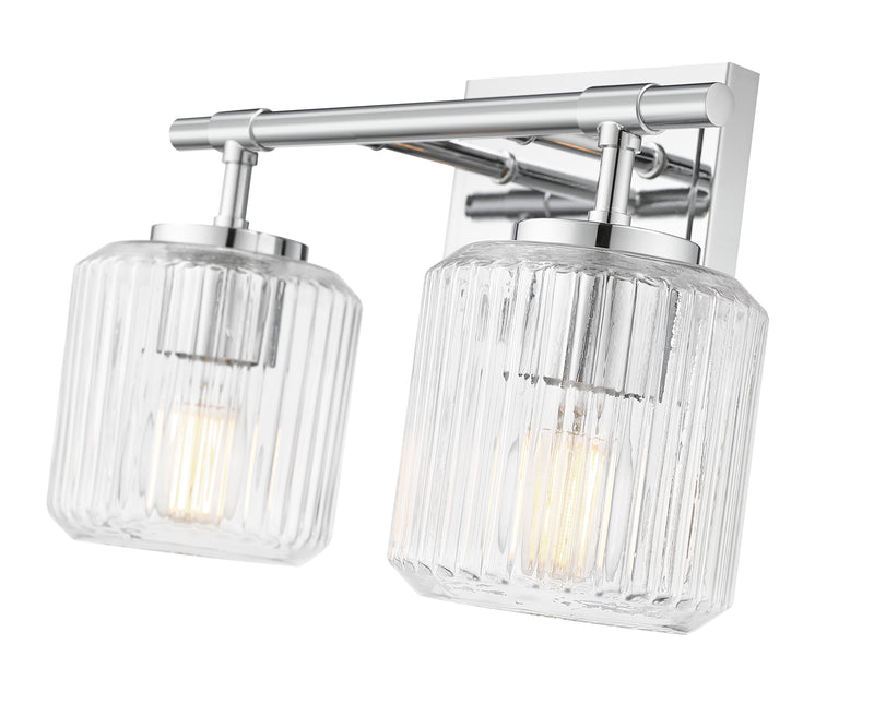 Landon 2 Light 14" Vanity in Chrome