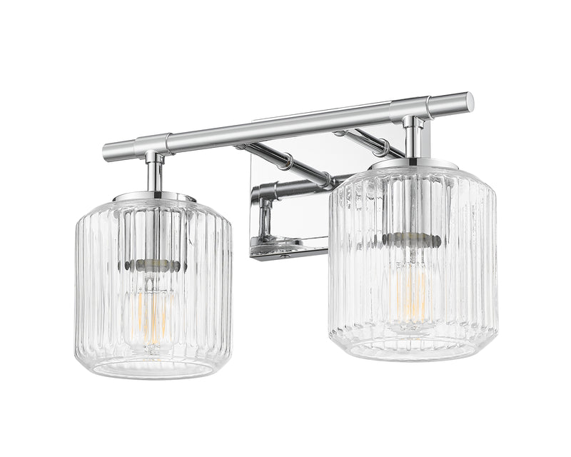 Landon 2 Light 14" Vanity in Chrome