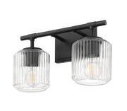 Landon 2 Light 14" Vanity in Matte Black