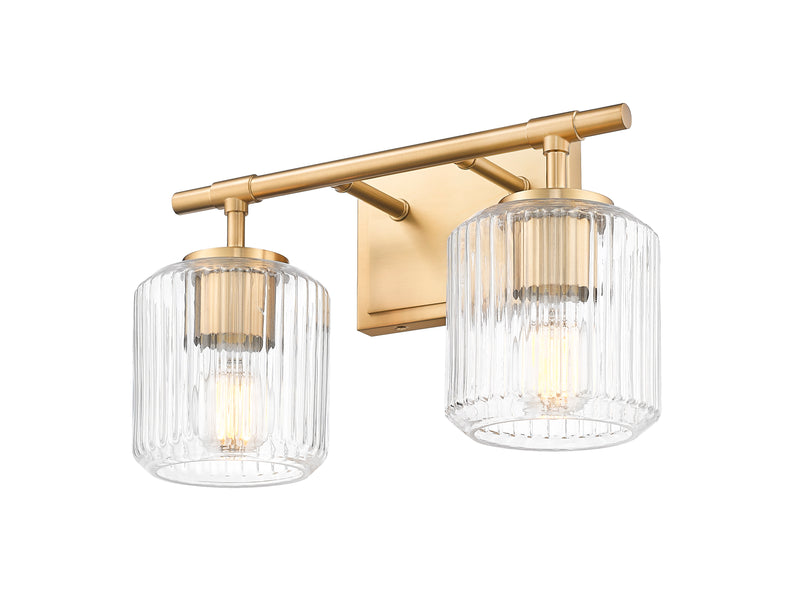 Landon 2 Light 14" Vanity in Modern Gold