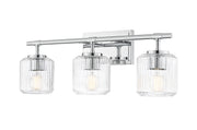 Landon 3 Light 24" Vanity in Chrome