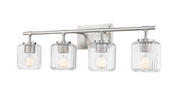 Landon 4 Light 32" Vanity in Brushed Nickel