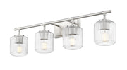 Landon 4 Light 32" Vanity in Brushed Nickel