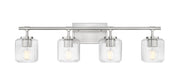 Landon 4 Light 32" Vanity in Brushed Nickel