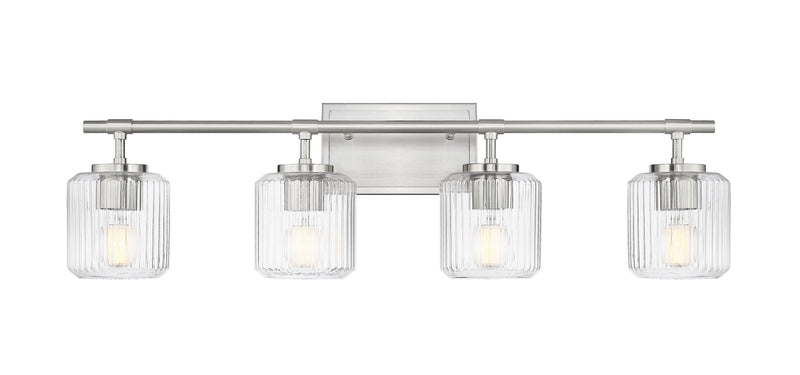 Landon 4 Light 32" Vanity in Brushed Nickel