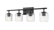 Landon 4 Light 32" Vanity in Matte Black