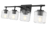 Landon 4 Light 32" Vanity in Matte Black