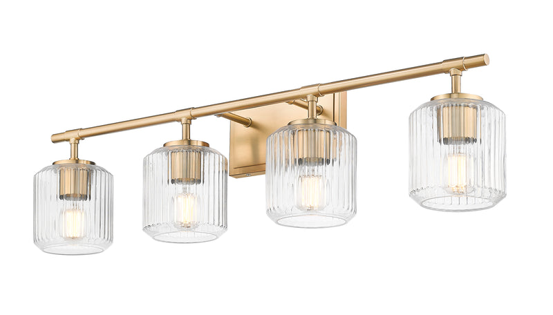 Landon 4 Light 32" Vanity in Modern Gold