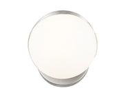 Realm Sphere 1 Light 6.25" Wall Sconce in Brushed Nickel