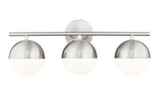 Realm Sphere 3 Light 24" Vanity in Brushed Nickel