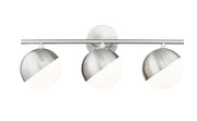 Realm Sphere 3 Light 24" Vanity in Brushed Nickel