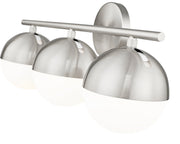 Realm Sphere 3 Light 24" Vanity in Brushed Nickel