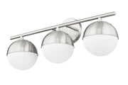 Realm Sphere 3 Light 24" Vanity in Brushed Nickel