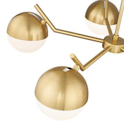 Realm Sphere 5 Light 32" Chandelier in Modern Gold