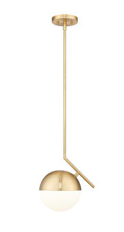 Realm Sphere 1 Light 10.75" Pendant in Modern Gold
