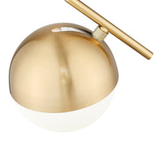 Realm Sphere 1 Light 8.5" Pendant in Modern Gold