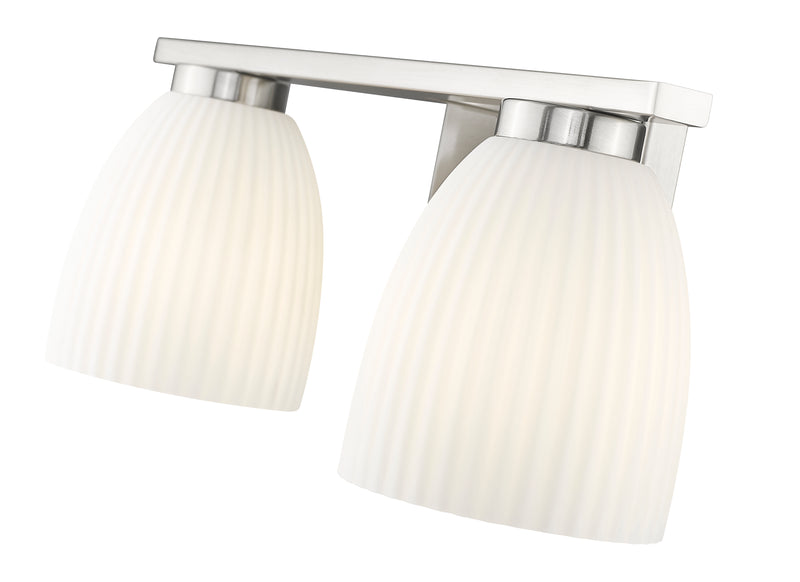 Naya 2 Light 16" Vanity in Brushed Nickel