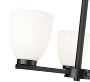 Naya 3 Light 19.25" Chandelier in Matte Black