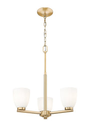 Naya 3 Light 19.25" Chandelier in Modern Gold