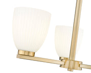 Naya 3 Light 19.25" Chandelier in Modern Gold