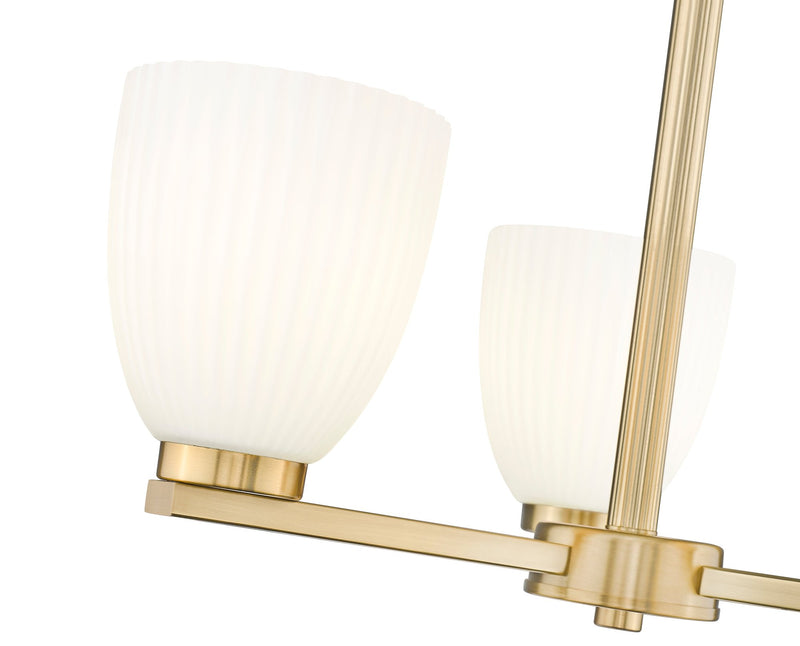 Naya 3 Light 19.25" Chandelier in Modern Gold