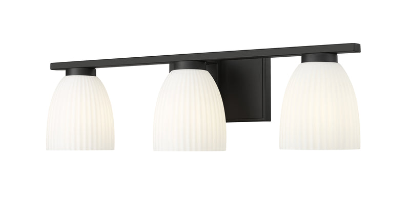 Naya 3 Light 24" Vanity in Matte Black