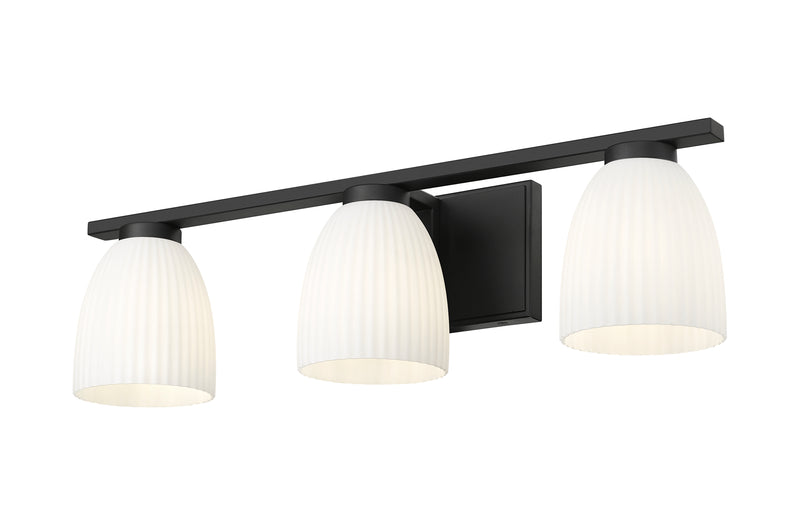Naya 3 Light 24" Vanity in Matte Black