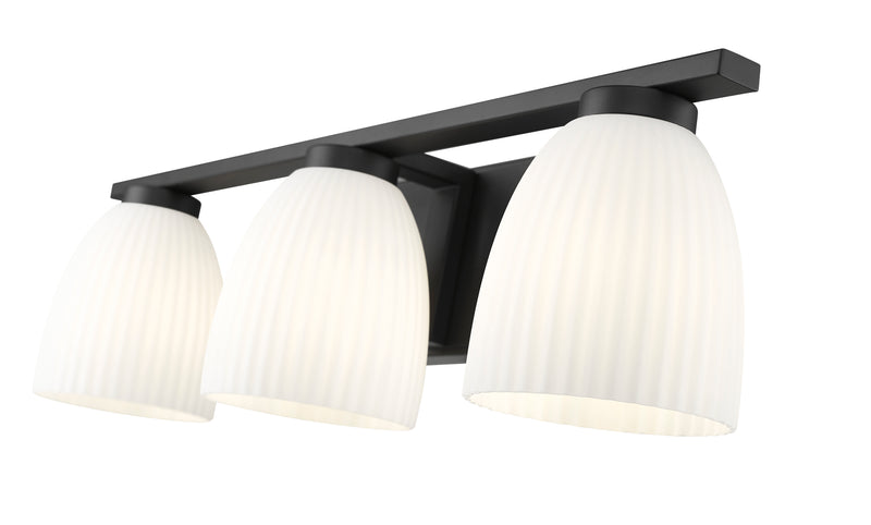 Naya 3 Light 24" Vanity in Matte Black