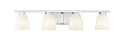 Naya 4 Light 32" Vanity in Brushed Nickel
