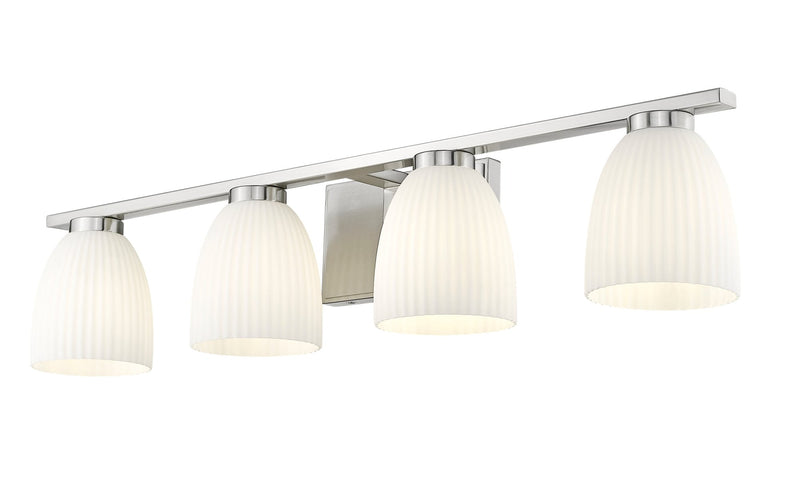 Naya 4 Light 32" Vanity in Brushed Nickel