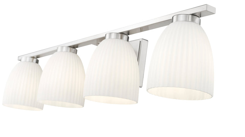 Naya 4 Light 32" Vanity in Brushed Nickel
