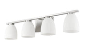 Naya 4 Light 32" Vanity in Brushed Nickel