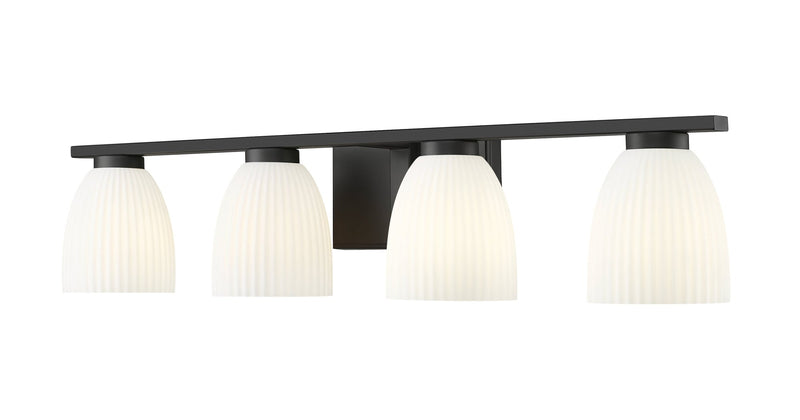 Naya 4 Light 32" Vanity in Matte Black