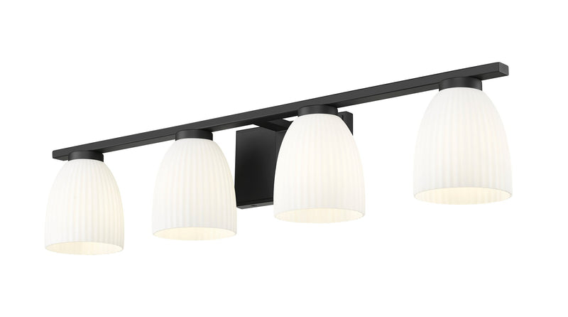 Naya 4 Light 32" Vanity in Matte Black
