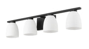 Naya 4 Light 32" Vanity in Matte Black