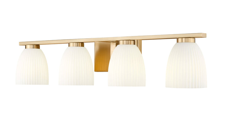 Naya 4 Light 32" Vanity in Modern Gold