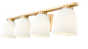 Naya 4 Light 32" Vanity in Modern Gold