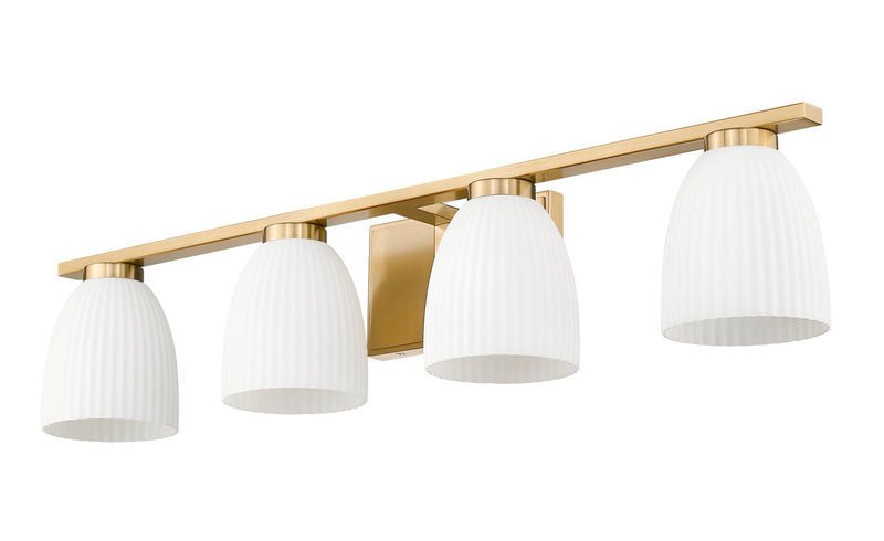 Naya 4 Light 32" Vanity in Modern Gold