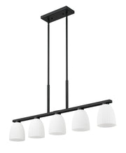 Naya 5 Light 44.5" Linear Pendant in Matte Black