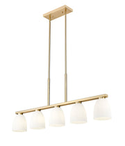 Naya 5 Light 44.5" Linear Pendant in Modern Gold