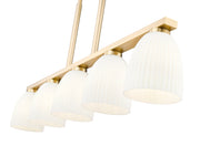 Naya 5 Light 44.5" Linear Pendant in Modern Gold