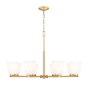 Naya 8 Light 33.25" Chandelier in Modern Gold