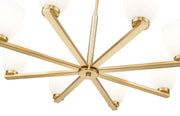 Naya 8 Light 33.25" Chandelier in Modern Gold