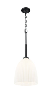 Naya 1 Light 11.75" Pendant in Matte Black
