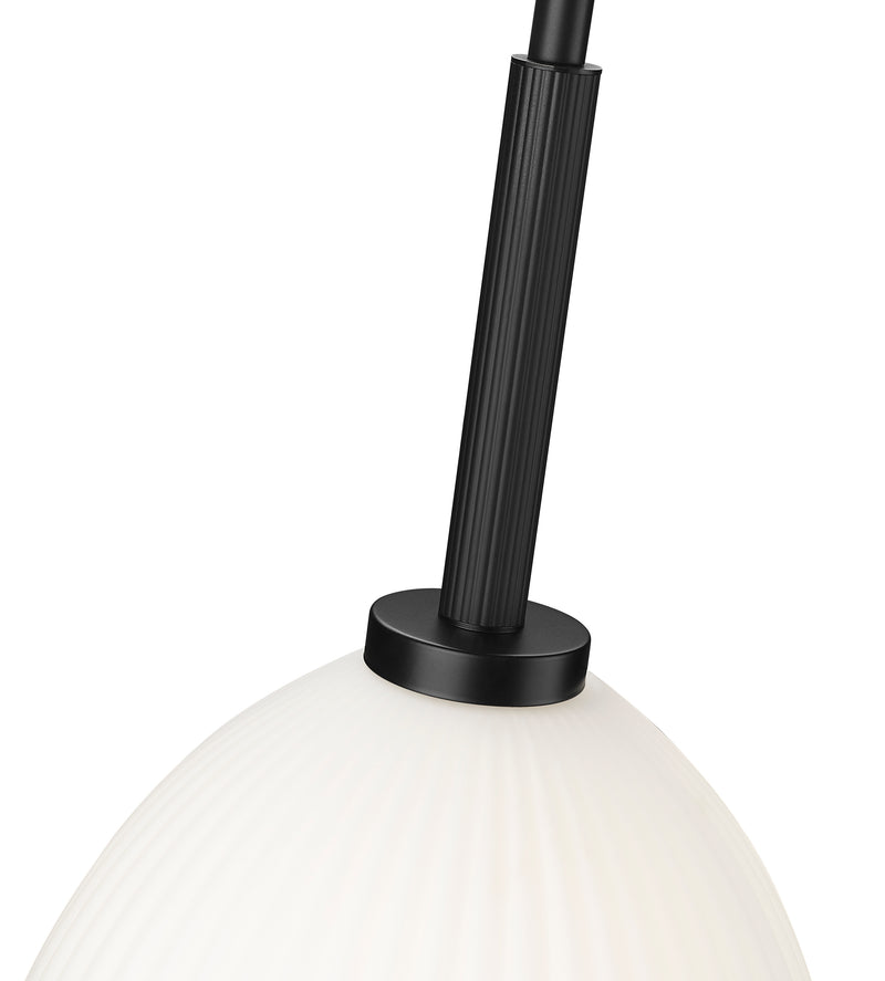 Naya 1 Light 11.75" Pendant in Matte Black