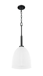 Naya 1 Light 11.75" Pendant in Matte Black
